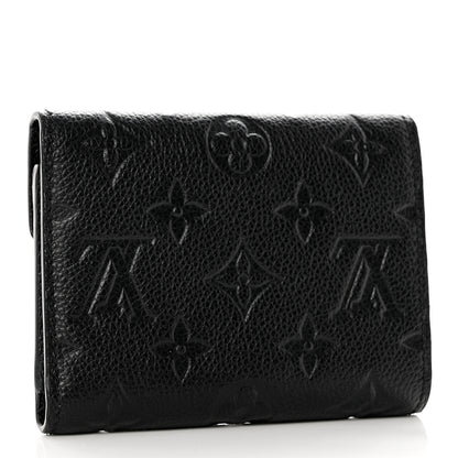 Louis Vuitton Empreinte Victorine Wallet Black 2 of 7