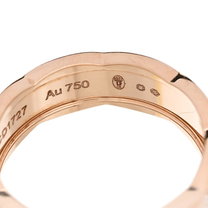 Chanel 18K Beige Gold Diamond Small Coco Crush Ring 55 8.5 5 of 5