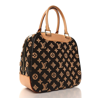 Louis Vuitton Monogram Tuffetage Deauville Cube Caramel 3 of 10