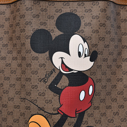 Gucci X DISNEY Mini Vintage GG Supreme Monogram Bucket Bag Beige Vintage Sun Oil 10 of 11