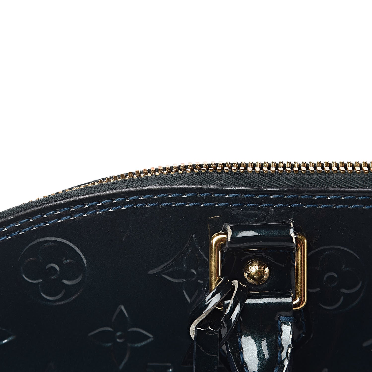 Louis Vuitton Vernis Alma GM Blue Nuit 7 of 42