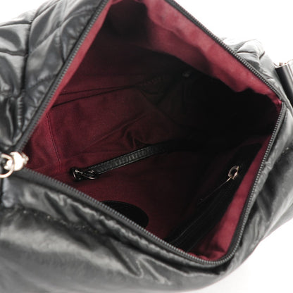 Chanel Coated Canvas Quilted Expandable Messenger Black 5 of 7