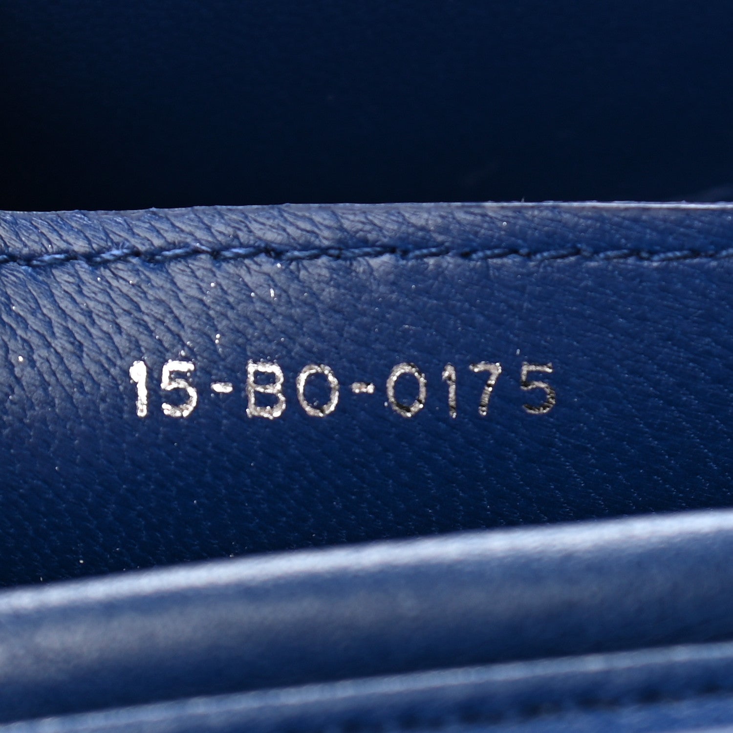 Christian Dior Lambskin Cannage Medium Lady Dior Blue 7 of 10