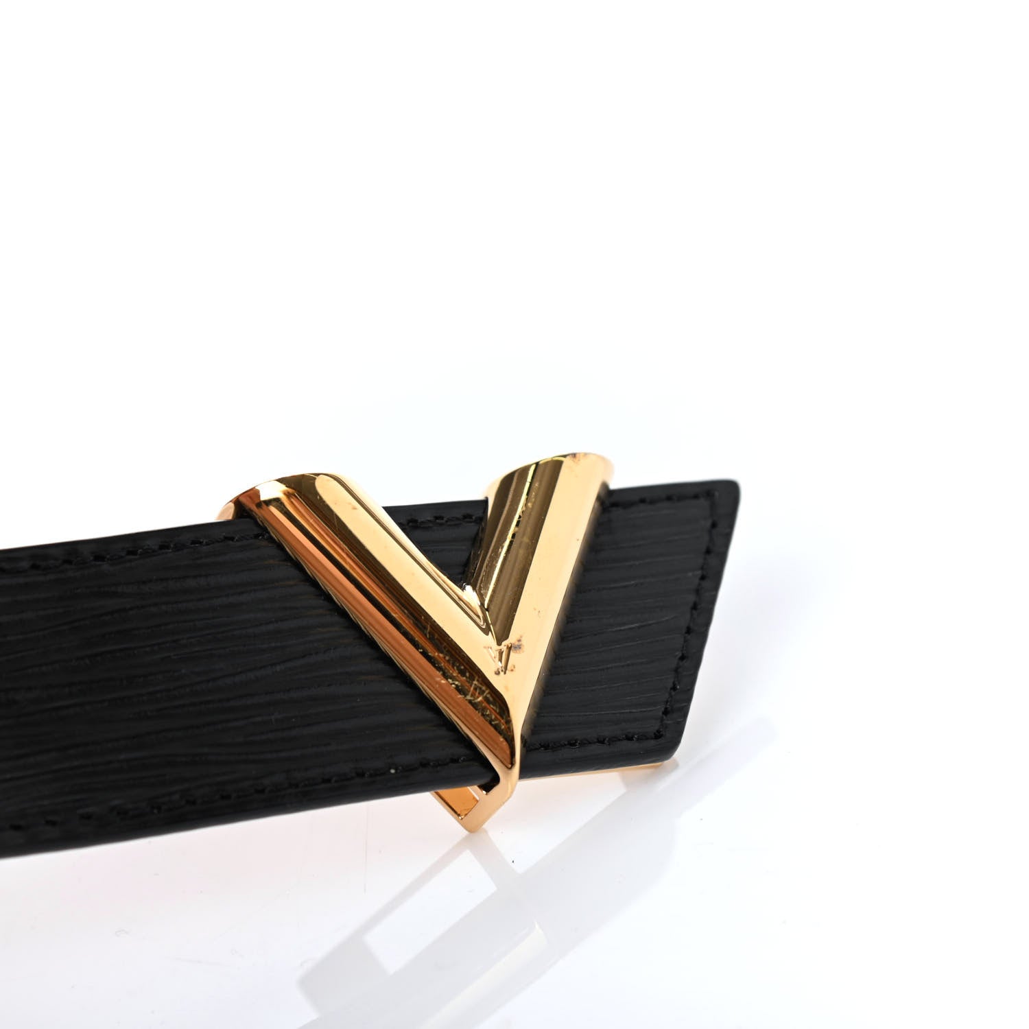 Louis Vuitton Epi Essential V 30 MM Belt 80 32 Black 7 of 7