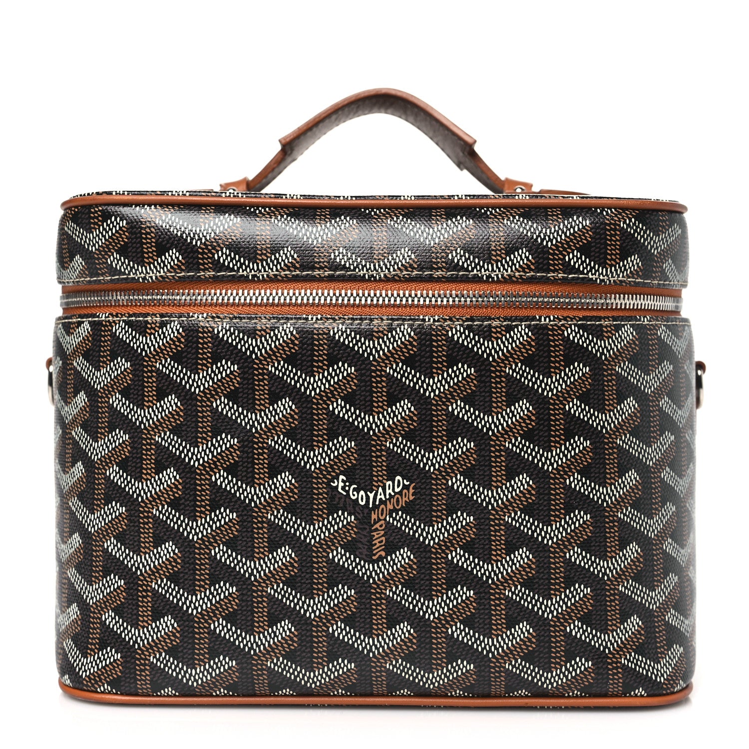 Goyard Goyardine Muse Vanity Case Black Gold 1 of 10