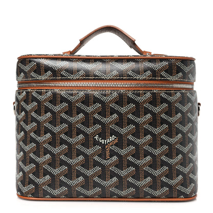 Goyard Goyardine Muse Vanity Case Black Gold 1 of 10
