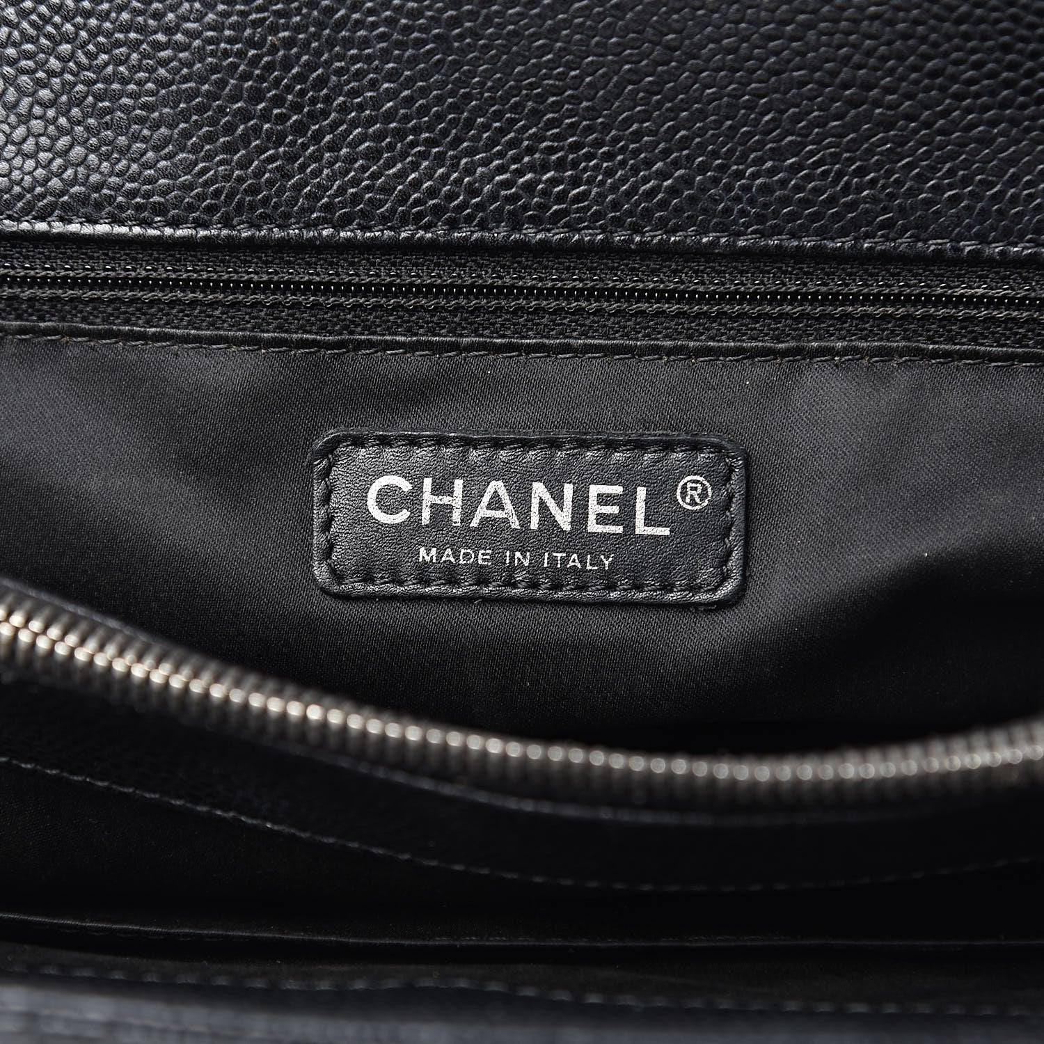 Chanel Caviar Quilted Grand Shopping Tote GST Black 7 of 17