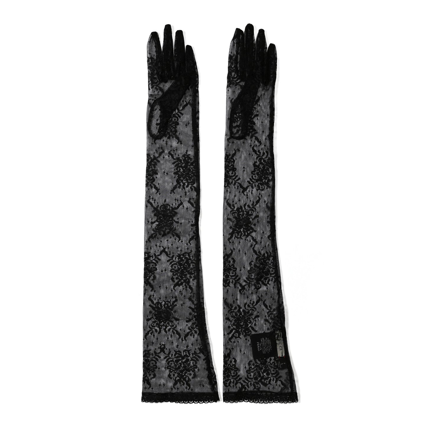 Lace Gloves 7 Black