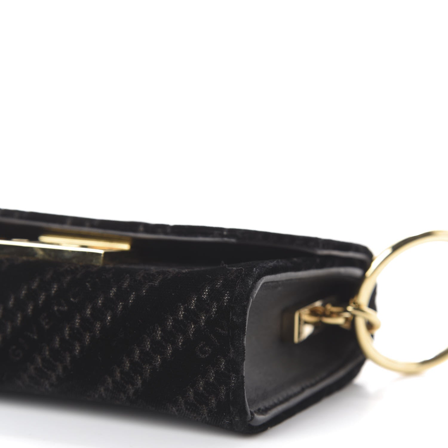 Givenchy Velvet Logo Nano Eden Shoulder Bag Black 7 of 10