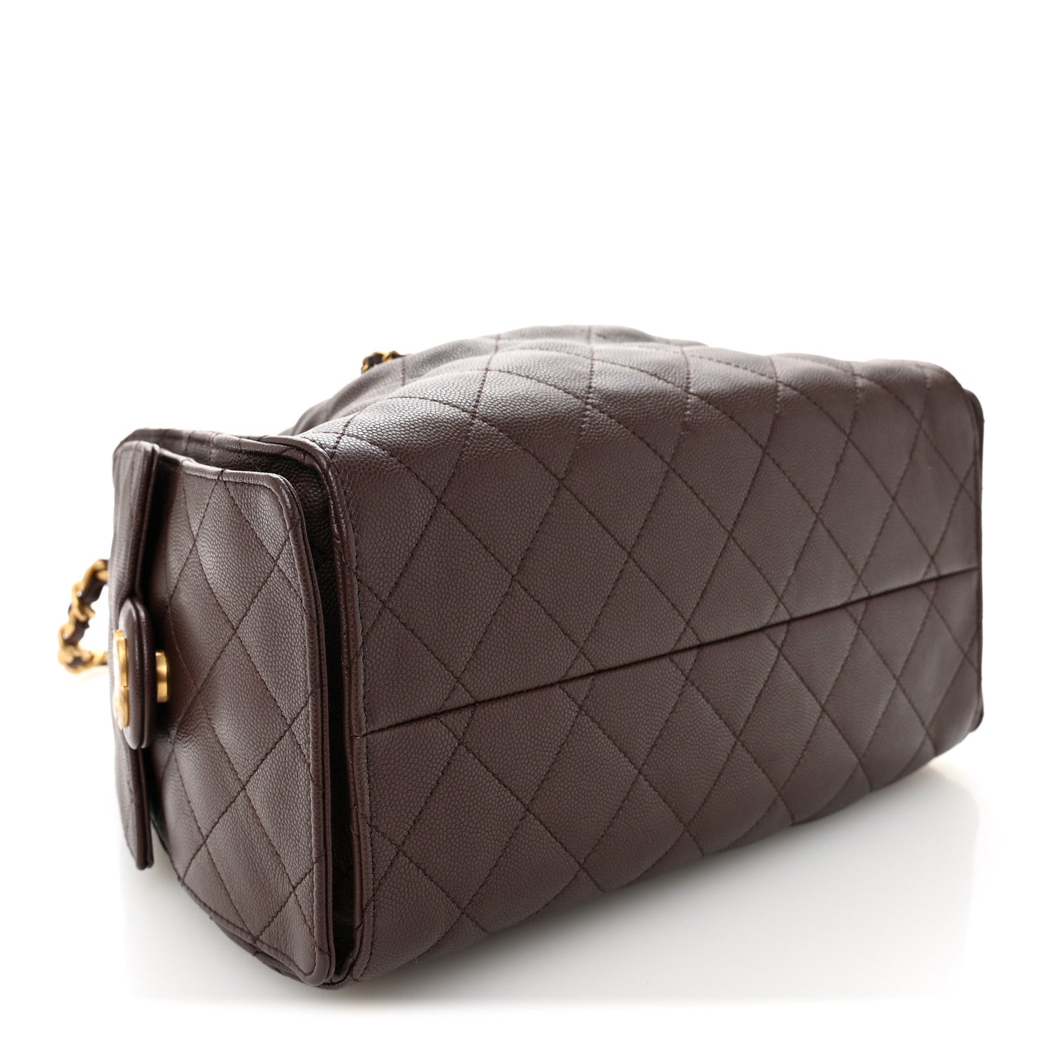 Chanel Caviar Quilted Small Chanel 25 Handbag Dark Brown 4 of 10