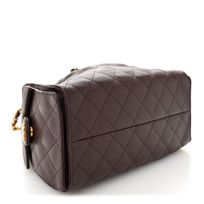 Chanel Caviar Quilted Small Chanel 25 Handbag Dark Brown 4 of 10