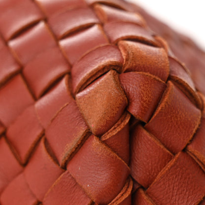 Bottega Veneta Lambskin Intreccio Medium Cabat Rust 13 of 13