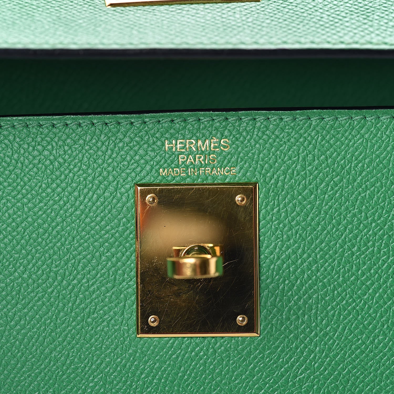 Hermes Epsom Kelly Sellier 32 Bamboo 7 of 34