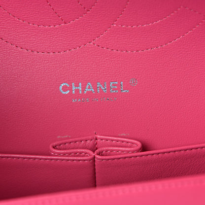 Chanel Lambskin Quilted Jumbo Double Flap Dark Pink 6 of 15