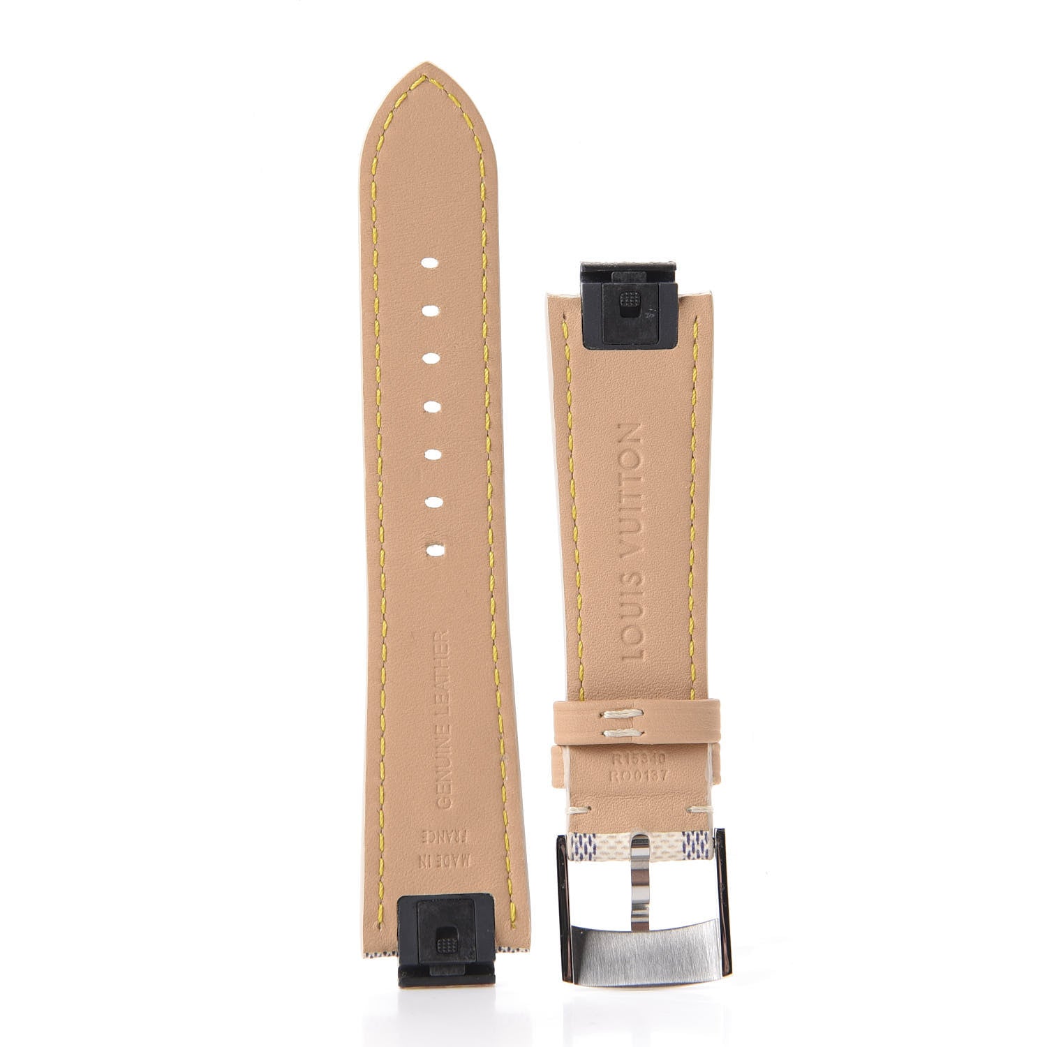 Louis Vuitton Damier Azur Tahitienne Tambour 10mm Watch Strap 3 of 7