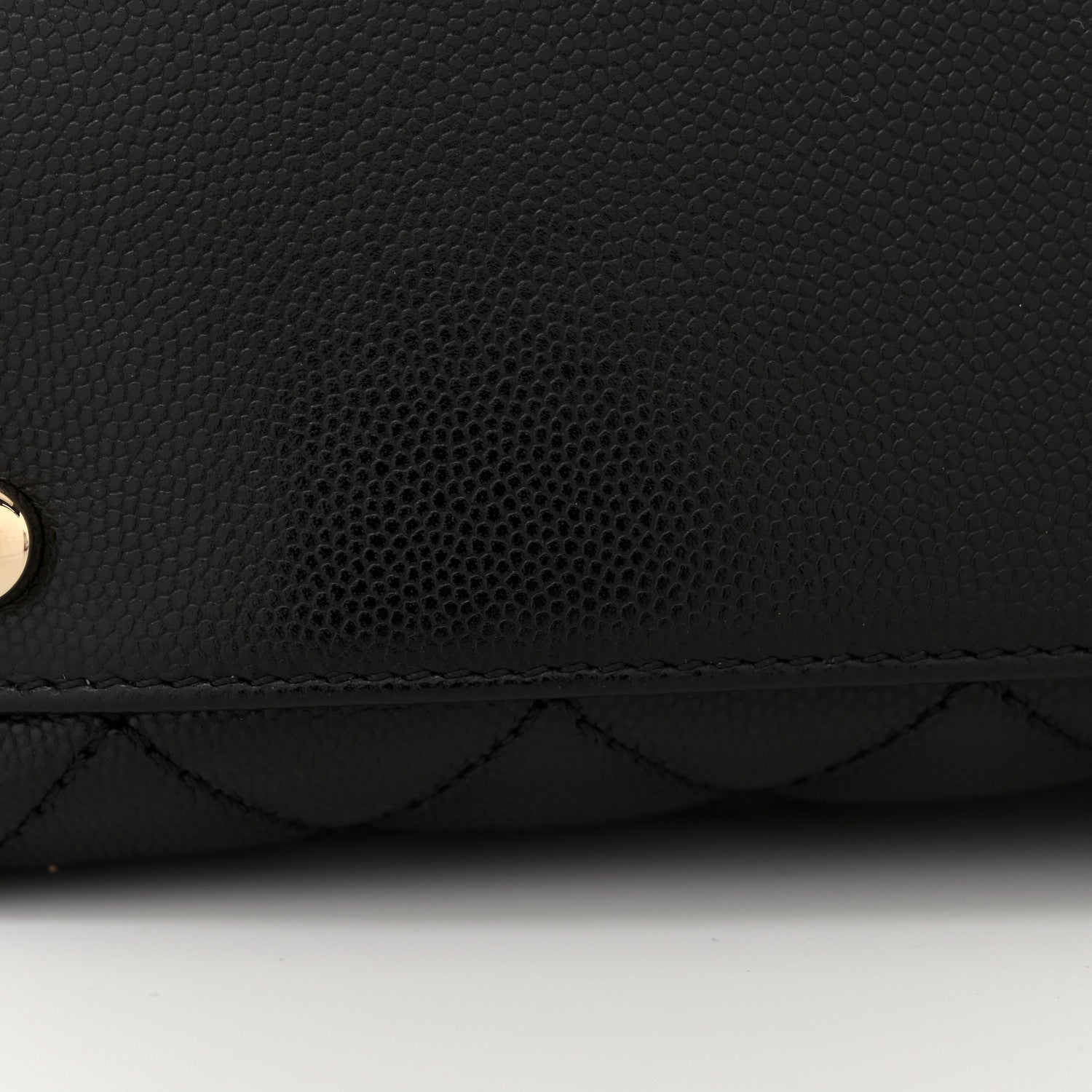 Chanel Caviar Quilted Small Coco Handle Flap Black 13 of 16