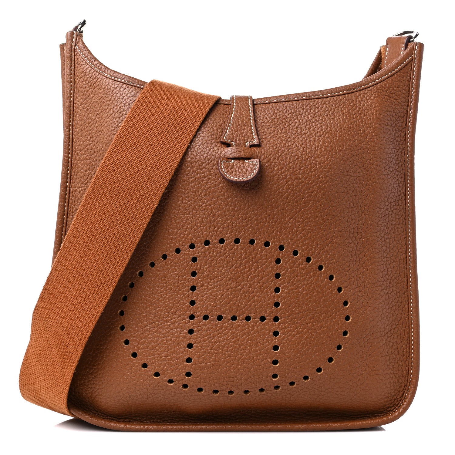 Hermes Taurillon Clemence Evelyne PM Gold 1 of 10