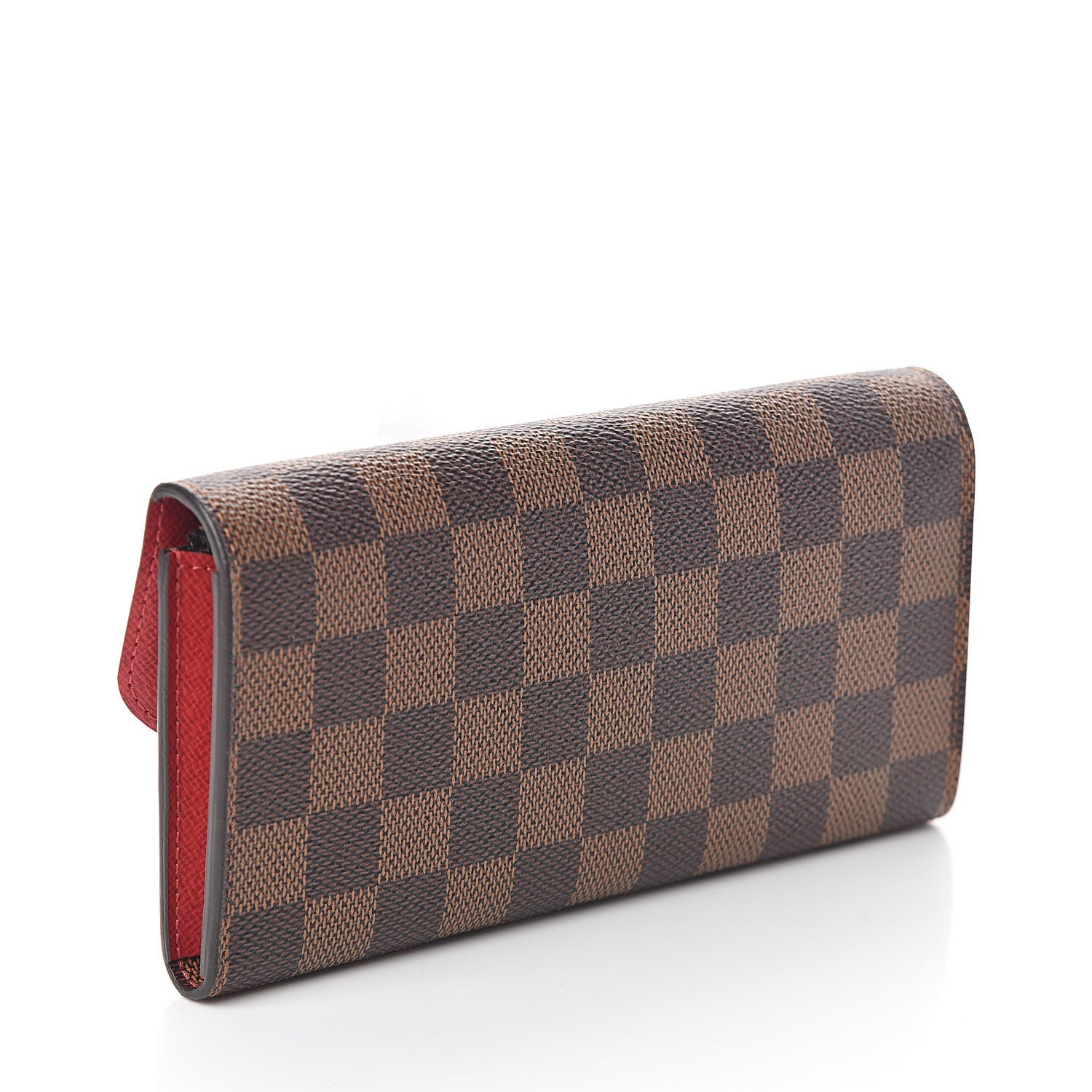 Louis Vuitton Damier Ebene Emilie Wallet Red 3 of 8