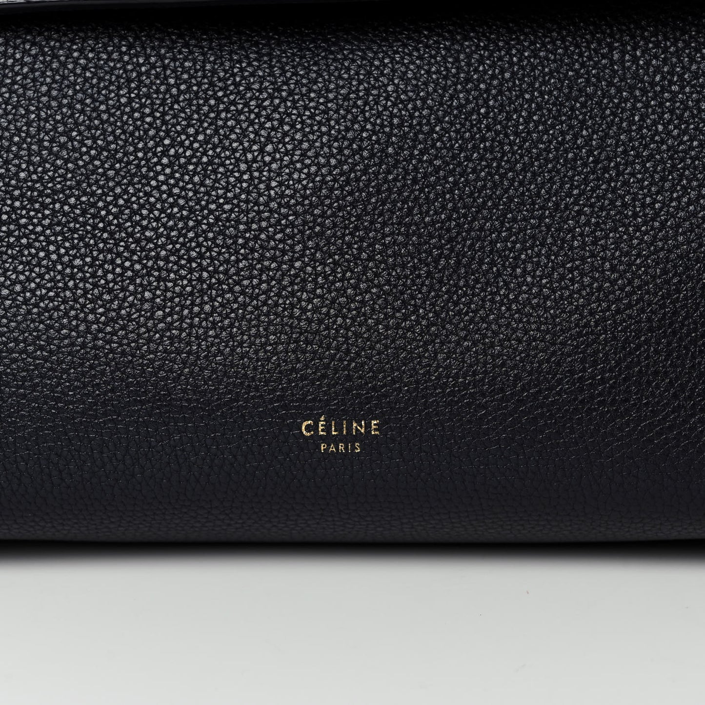 Drummed Calfskin Mini Belt Bag Navy