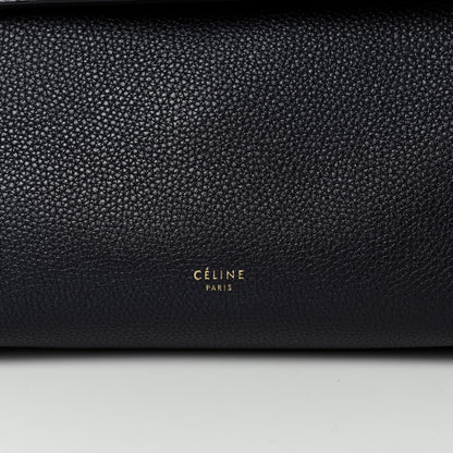 Celine Drummed Calfskin Mini Belt Bag Navy 7 of 12