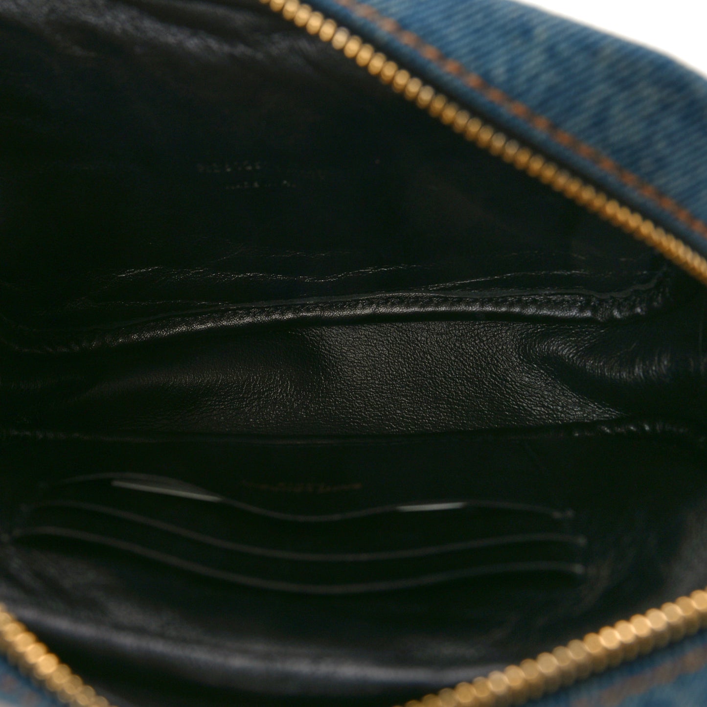 Denim Matelasse Monogram Mini Lou Camera Bag California Blue