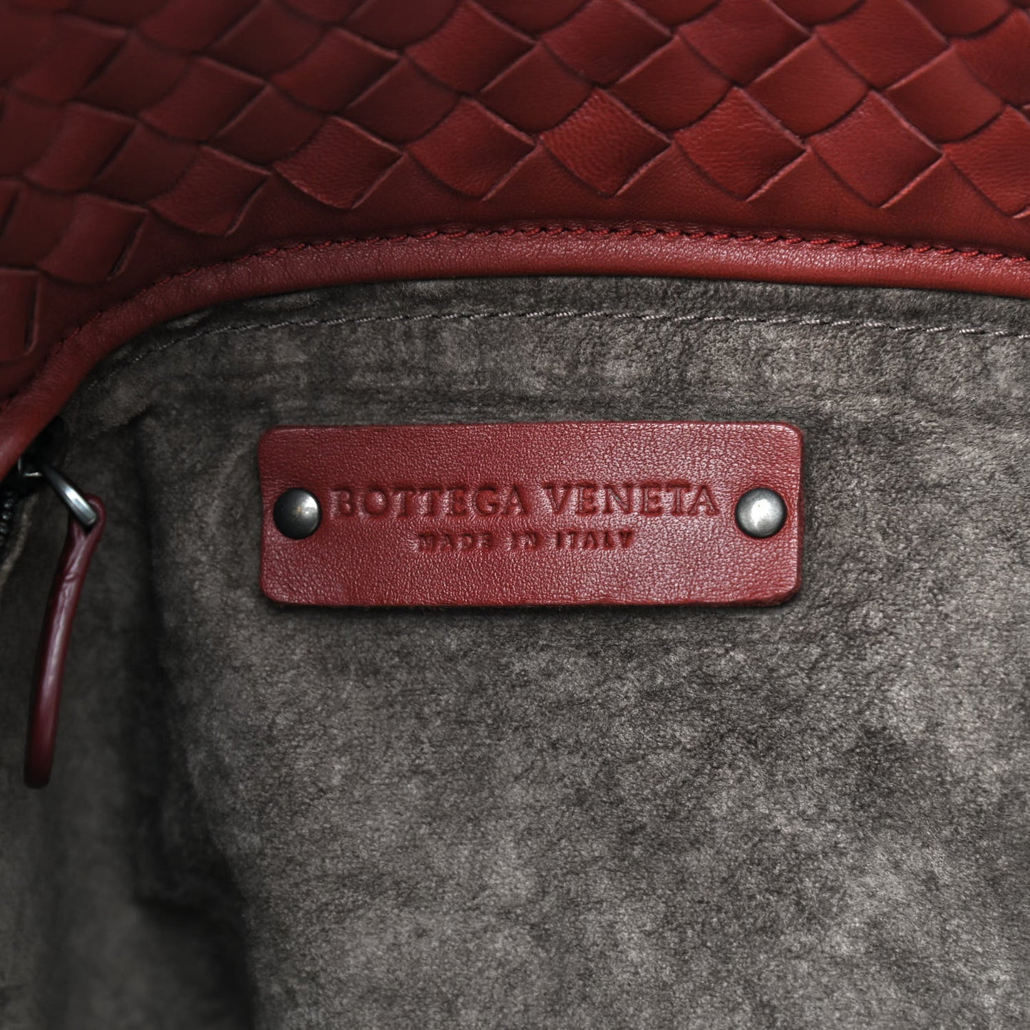 Nappa Intrecciato Large Cesta Tote Brique