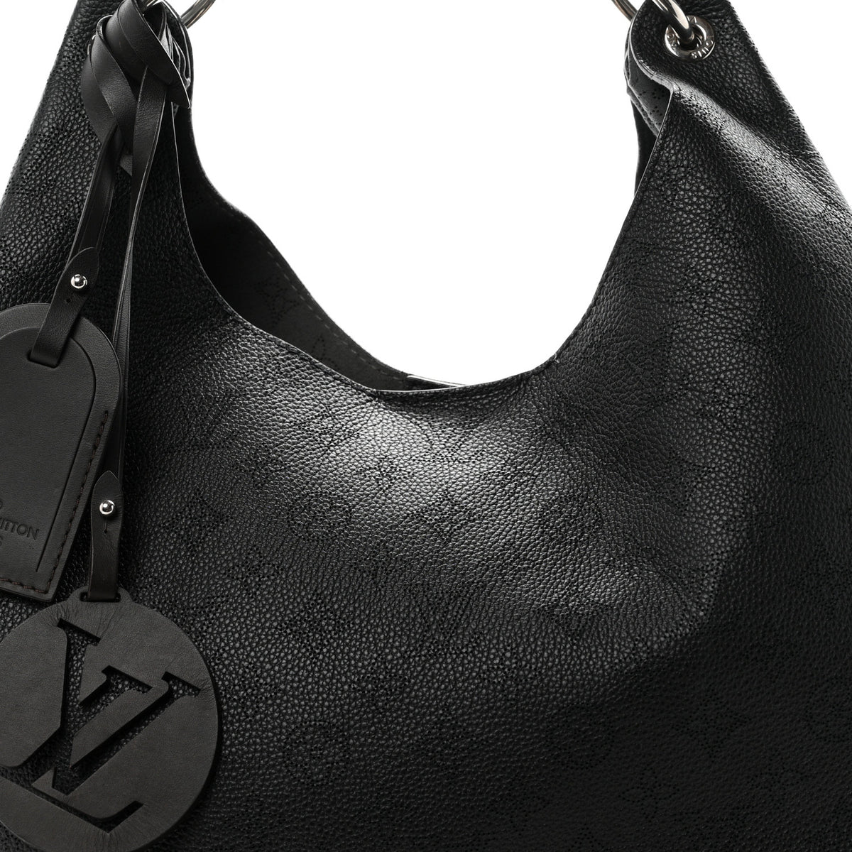 Louis Vuitton Mahina Carmel Hobo Black 7 of 9