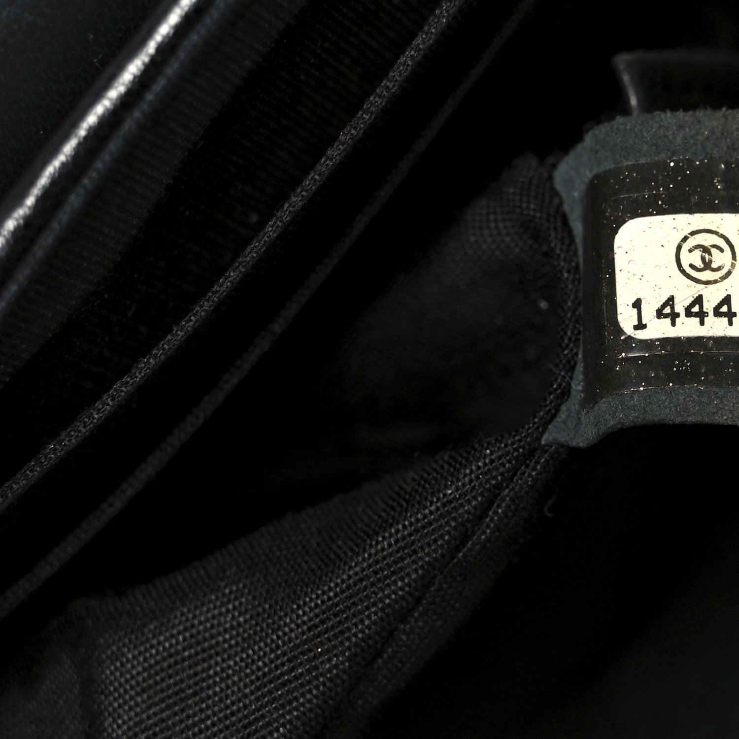 Chanel Lambskin Half Moon Wallet On Chain WOC Black 9 of 13