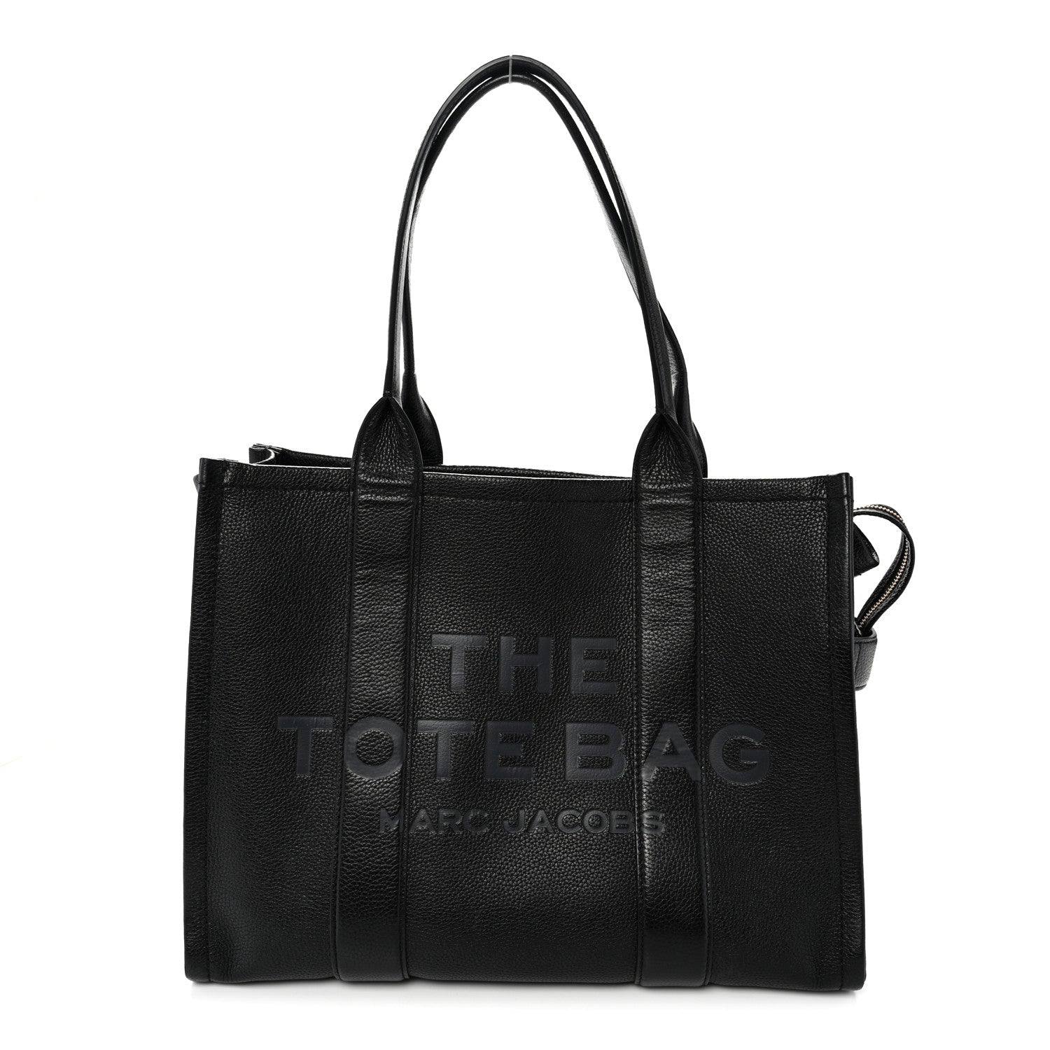 Marc Jacobs Grained Calfskin Large The Tote Bag Black 1 of 11