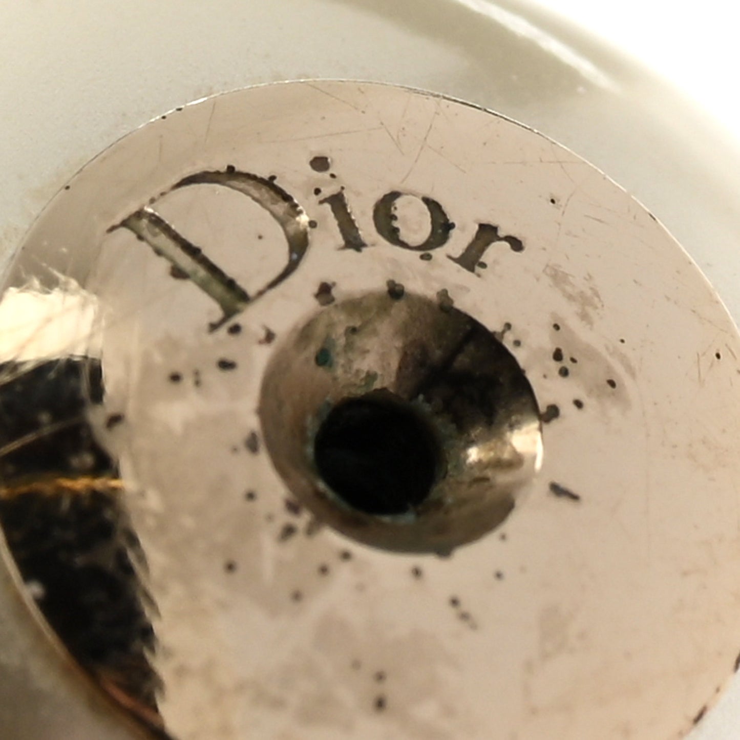 Pearl Mise En Dior Tribal Earrings Gold