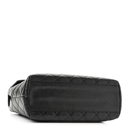 Chanel Caviar Quilted Jumbo Kelly Flap Black 4 of 10