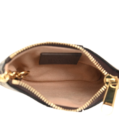 Gucci GG Supreme Monogram Web Ophidia Key Case Beige New Acero 5 of 7