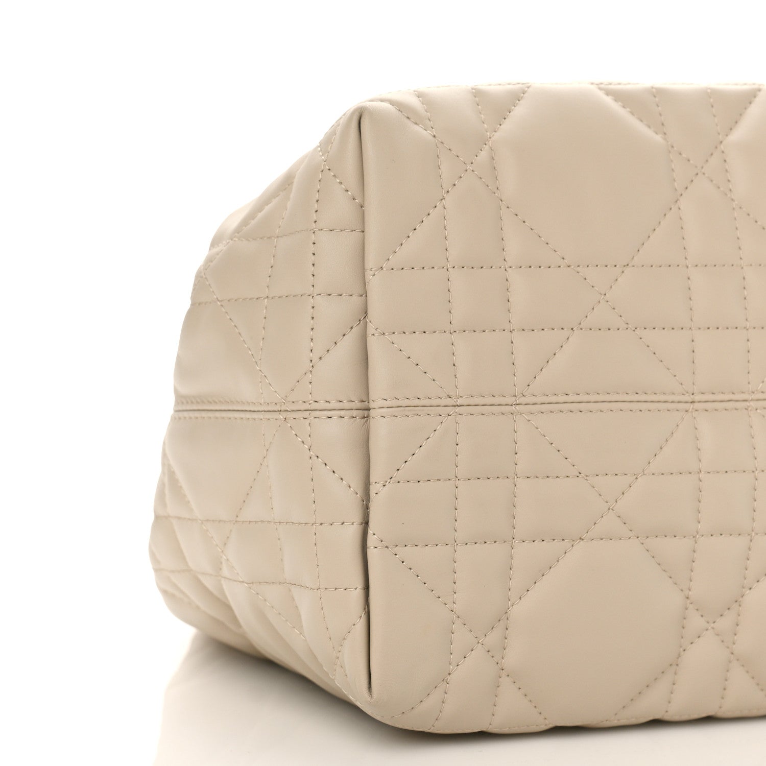 Christian Dior Calfskin Macrocannage Medium Toujour Powder Beige 7 of 8