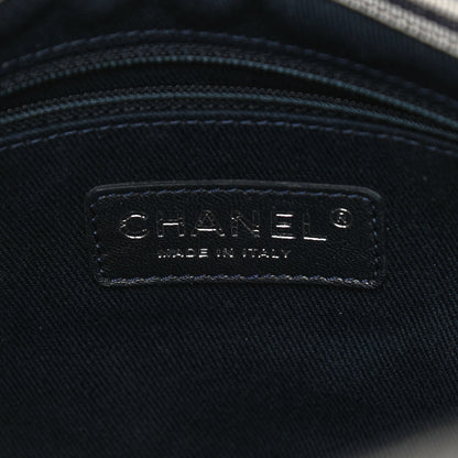 Chanel Denim Large Shopping Tote Blue 6 of 10