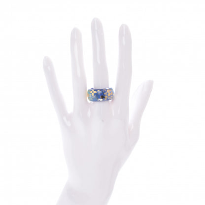 Louis Vuitton Resin Tropical Cocktail Ring Blue Large 7.5 2 of 5