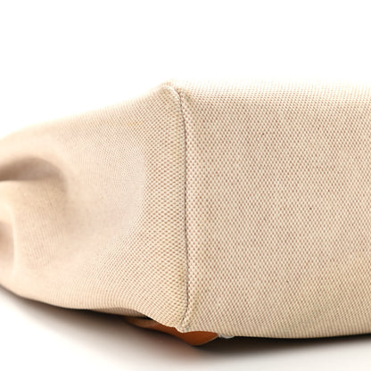 Hermes Vache Hunter Criss Viking Herbag a Dos Retourne Backpack Ecru Beige Naturel 9 of 10