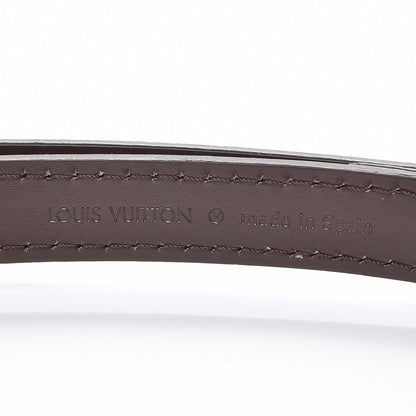 Louis Vuitton Calfskin 16mm Adjustable Shoulder Strap Brown 2 of 3