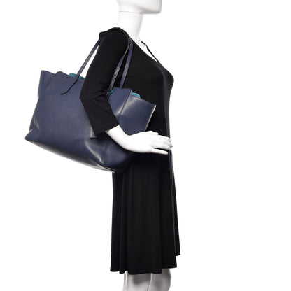Gucci Dollar Calfskin Medium Swing Tote Marine Deep Cobalt 2 of 15