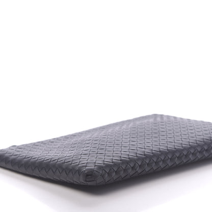 Bottega Veneta Nappa Intrecciato Large Flat Zip Biletto Pouch Black 7 of 8