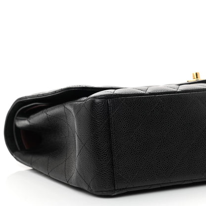 Chanel Caviar Quilted Maxi Double Flap Black 9 of 12