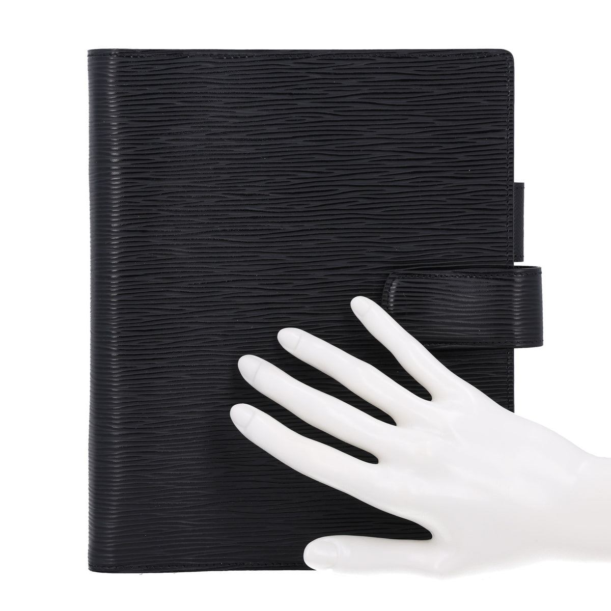 Louis Vuitton Epi Large Ring Agenda Cover Black 2 of 6