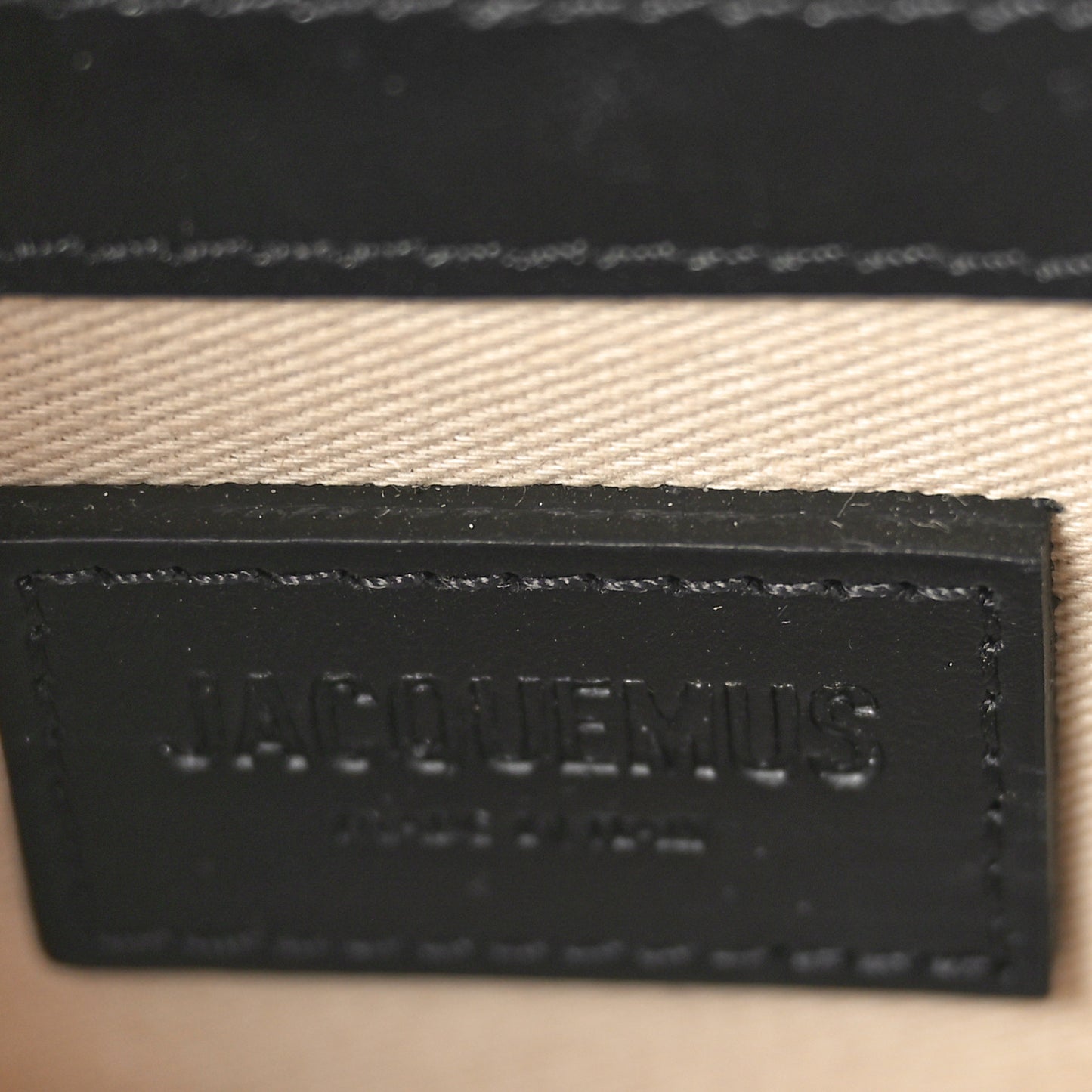 Smooth Calfskin Le Bambino Black