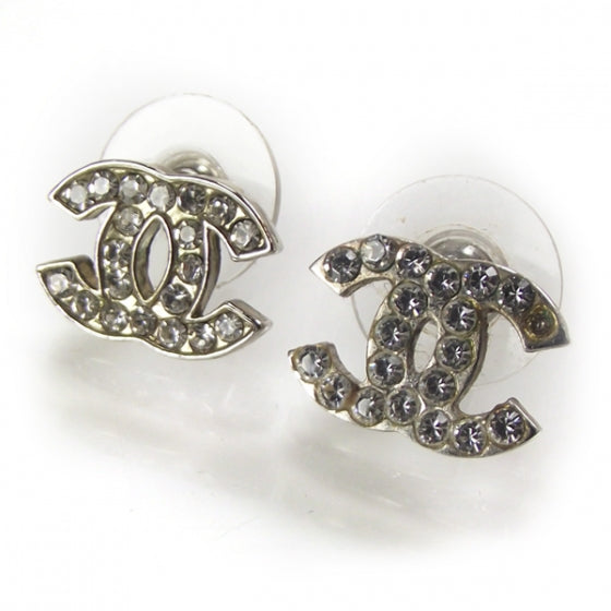 Crystal CC Logo Earrings
