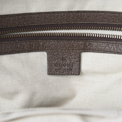 Gucci GG Supreme Monogram Calfskin Web Small Ophidia Day Backpack Beige Ebony New Acero 7 of 8