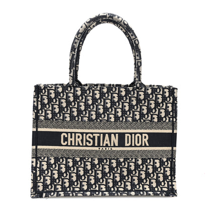 Christian Dior Oblique Medium Book Tote Blue Multicolor 1 of 10
