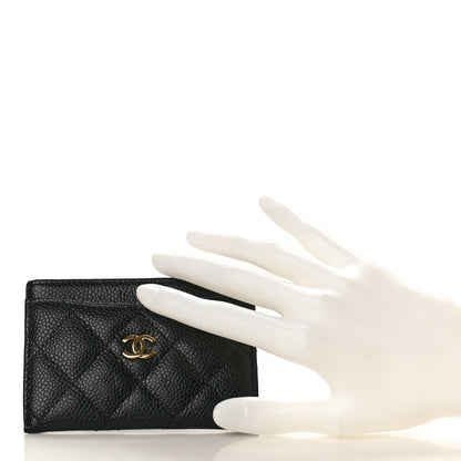 Chanel Caviar Quilted Card Holder Black 2 of 9