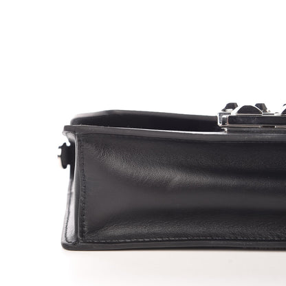 Prada City Calfskin Saffiano Racing Logo Elektra Shoulder Bag Black Verde 9 of 9
