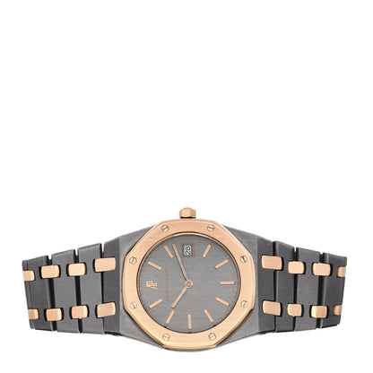 Audemars Piguet Tantalum 18K Rose Gold 33mm Royal Oak Quartz Watch Grey 56175TR.OO.0789TR.01 2 of 4