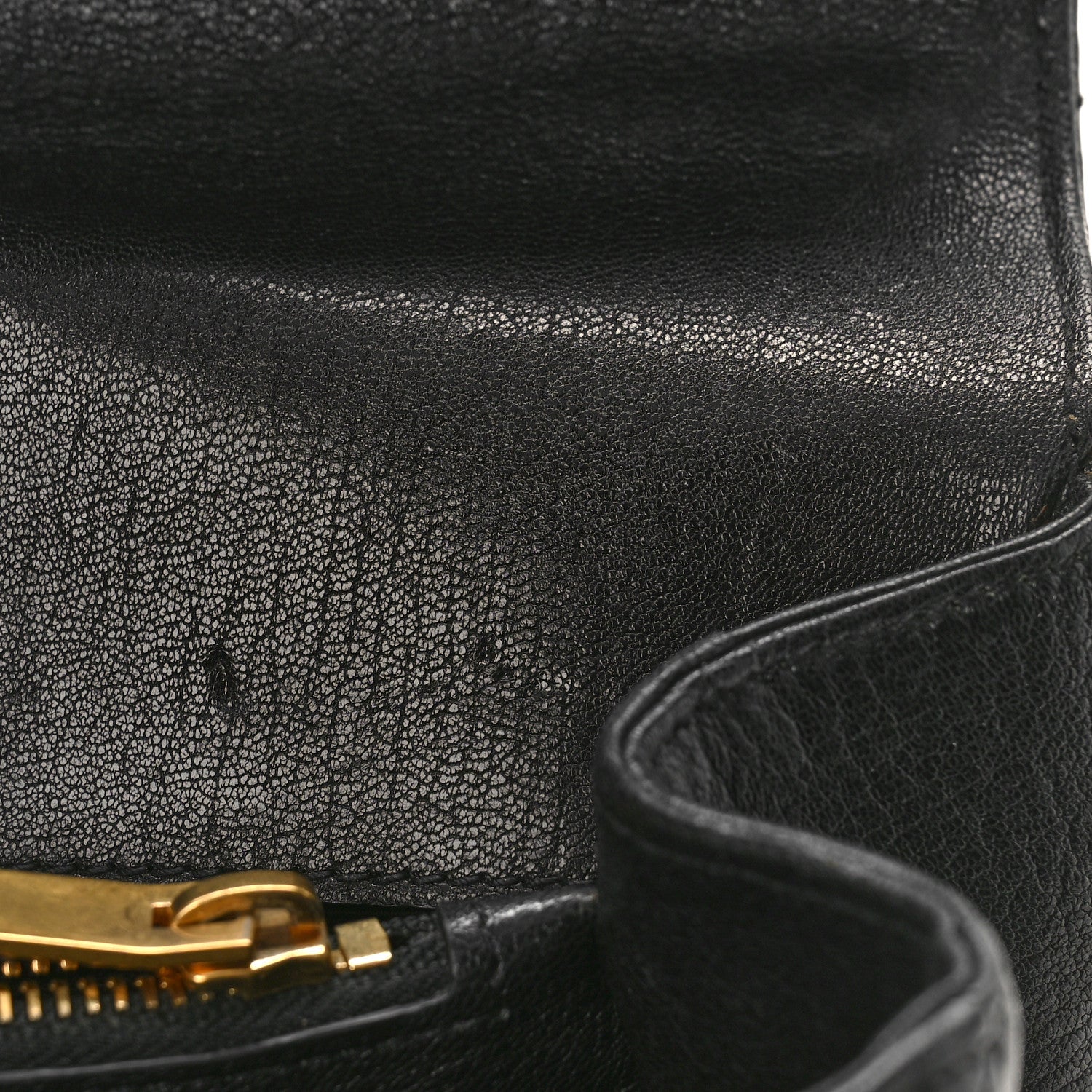 Saint Laurent Sheepskin Matelasse Chevron Monogram Medium College Bag Black 9 of 11