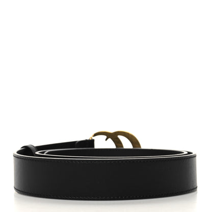 Gucci Moon Calfskin Double G 30mm Belt 85 34 Black 2 of 5